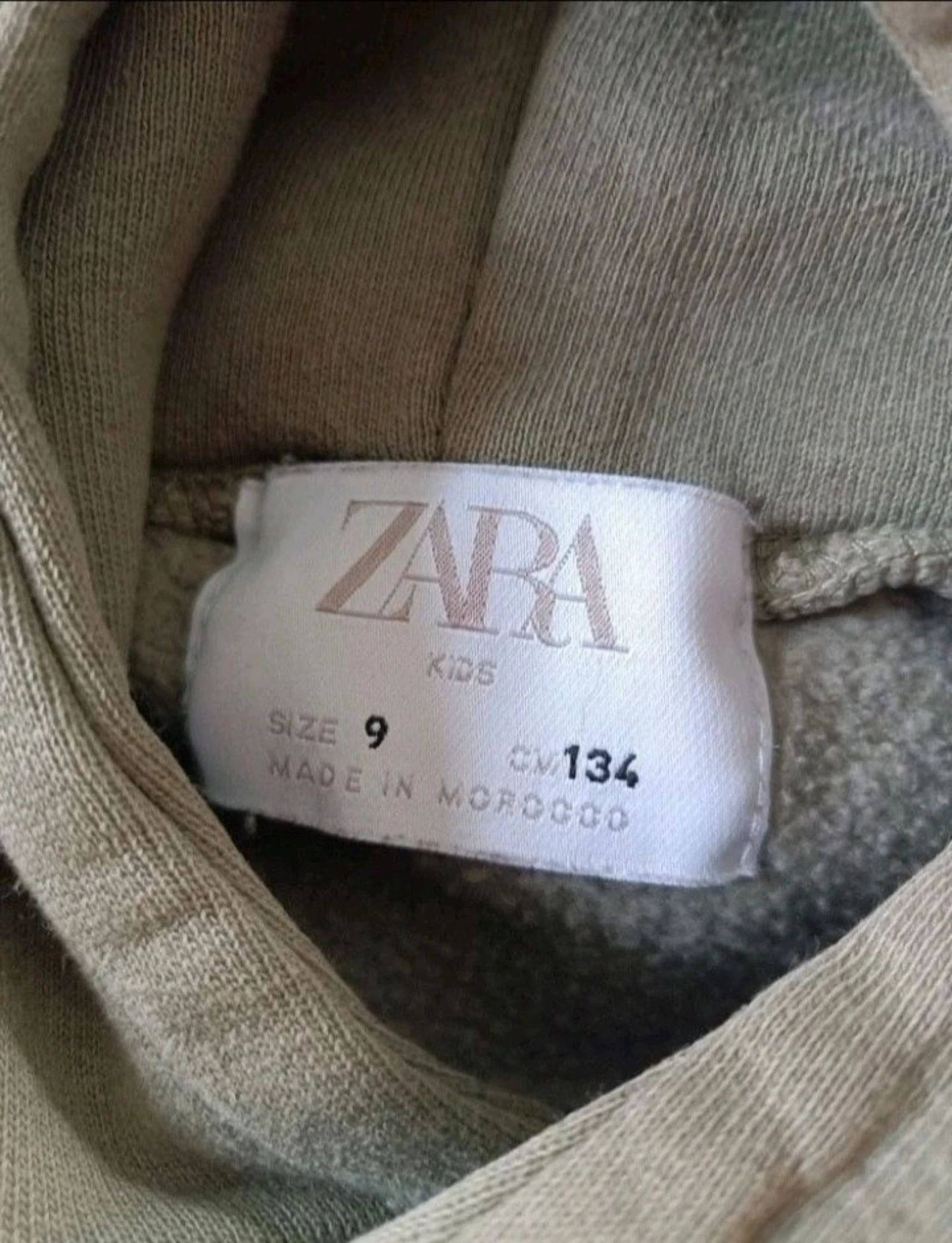 Sudadera caqui con estampado de tigre salvaje Zara 9 años – photo 2